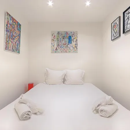 Апартаменты Bastille Passage Salarnier Charming 1br Париж
